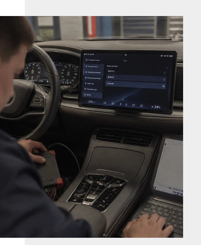 Русификация автомобиля BYD HAN для эксплуатации в Острогожске